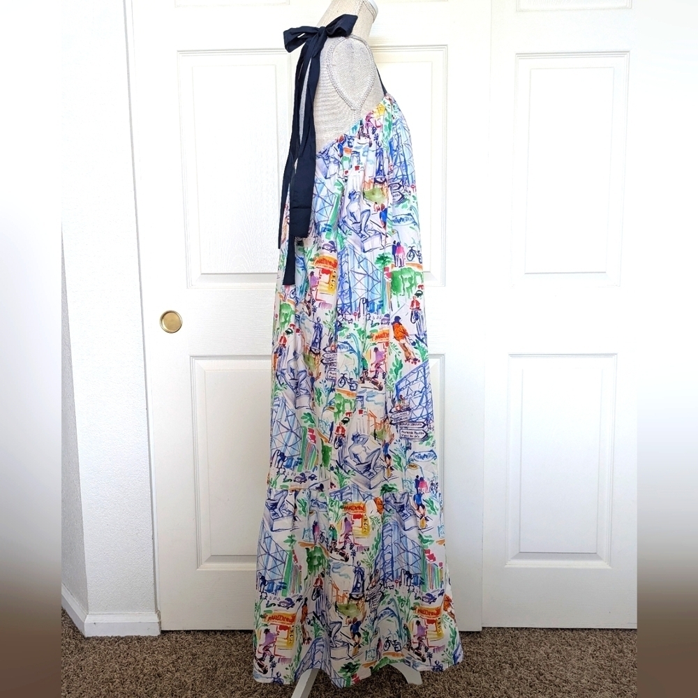 Colorful Abstract Maxi Dress - Picture 6 of 11